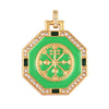 Enamel Sun Moon Rainbow Compass Charm Pendant, Gold Plated Jewelry Accessories for Bracelets Necklaces Making - Image 16