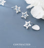 Modian Classic Sterling Silver 925 Simple Star Stud Earring for Women Gift Anti-Allergy Ear Pin Fine Jewelry Accessories