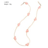 Love Heart Pink Crystal Sunglasses Chain Romantic Transparent Bead Chain For Glasses Women Necklace Lanyard Jewelry - Image 6
