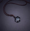 Black Obsidian Pendant Necklace Obsidian Star Pendant Lucky Love Crystal Jewelry With Free Rope - Image 13
