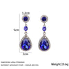 Crystal Long Hanging Earrings for Women Water Drop Full Rhinestone Dangle Earrings Boucle Oreille Ear Jewelry - Image 3