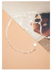 MODIAN Minimalist Oval Pendant Necklace for Women 925 Sterling Silver Geometric Link Chain Necklace Fine Jewelry Accessories