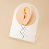 1pc Twist Drop Piercing Earrings Cartilage Hoop Earring for Women Men Steel Tragus Piercings Jewelry - Image 3