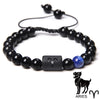 12 Constellation Zodiac Signs Bracelet Black Onyx Beads Cancer Leo Onyx Braided Bracelet for Women Men Couples Jewelry Gift - Image 17