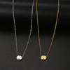 Stainless Steel Necklaces Four Leaf Clover Men Chain Necklace For Women Jewelry Collar Pendant Gifts - Image 4