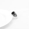 Punk Rock Vintage Heart Signet Ring Men Classicl Party Jewelry Male Wedding Black Men Square Enamel Ring - Image 3