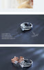 Modian Free Size Ring for Women Dazzling AAA Zircon Sterling Silver 925 Crown Ring Luxury Wedding Engagement Gift Fine Jewelry