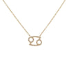 Crmya Cubic Zirconia Charm Chain Pendants 12 Zodiac Constellation Necklace Silver Gold Plated Jewelry For Womdn And Men - Image 25