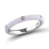 Silver Colorful Rainbow CZ Eternity Stackable Ring for Women Wedding Party Engagement Ring Jewelry Gift Silver Ring Set - Image 8