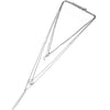 MinaMaMa Stainless Steel Chain Pentacle Star Round Coin Moon Bar Pendants Necklaces For Women Multi Layered Necklaces - Image 4