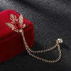 Retro Crown Rhinestones Brooch Pins Eagle Tassel Chain Lapel Pin Suit Shirt Vintage Jewelry for Women Men Accessories - Image 9