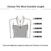 Silver 1.0mm Side Chain Necklace for Women Girls Elegant Necklace Jewelry 40/45/50/55/60cm - Image 10
