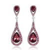 Champagne Crystal Earrings Gold Color Jewelry Female Bricons Wedding Long Big Drop Earrings For Women - Image 29