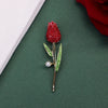 Beautiful Rose Flower Brooches Collection For Women Lady Elegant Flower Pin Summer Design Party Valentine Day Gift - Image 9