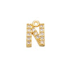 7x8mm Brass Cubic Zirconia Crystal 26 Letter Charms Pendants for Women Necklace Earring Jewelry Accessories Model - Image 27