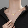 Silver Necklaces Women Jewelry Wedding Accessories Geometric pipe Pendant Beads Necklace - Image 4