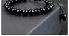 Black Bead Bracelet with 4 mm 6 mm or 8 mm Beads and Adjustable Fit - Image 34