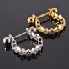 Stainless Steel Cartilage Cuff Earring with 0.8 mm Gauge and 8 mm Shaft - Image 28