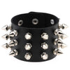Emo Spike Bracelets For Women Men Goth Punk Vegan PU Leather Couple Bracelets Cuff Bangles Studded Halloween Wristband Jewelry - Image 18
