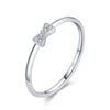 Silver Simple Square Clear CZ Charm Gold Color Finger Rings For Women Wedding Engagement Jewelry - Image 9