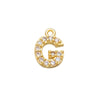 7x8mm Brass Cubic Zirconia Crystal 26 Letter Charms Pendants for Women Necklace Earring Jewelry Accessories Model - Image 17