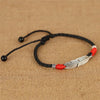 Adjustable Handmade Cool Simple Leaf Anklets Woven Adjustable Rope Lucky Foot Bracelet For Women Men Jewelry - Image 10