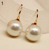 Women Earrings Imitation Pearls Ball Hook Earrings Eardrops Bridal Wedding Party Jewelry - Image 7