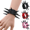 Emo Spike Bracelets For Women Men Goth Punk Vegan PU Leather Couple Bracelets Cuff Bangles Studded Halloween Wristband Jewelry - Image 2