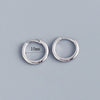 Stainless Steel 1 Pair Minimalist Huggie Hoop Earrings For Women Gold Color Tiny Round Circle 6/8/10mm Punk Unisex Rock Earring - Image 7