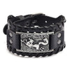 Totem Design Wide Leather Pirate Compass Bracelet Men's Bracelet Celtic Viking Jewelry Compass Bracelet Accessories Party Gifts - Image 29
