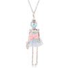 statement necklace pendant cute jewelry lady long necklace women flower charms pendant bohemian maxi accessory - Image 32