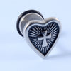 1Pair Punk Gothic Earrings Steel Retro Ear Studs Tragus Helix Cartilage Lobe Women Man Body Piercing Jewelry - Image 10