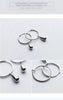 Modian Simple Water Drops Earrings for Women Genuine 925 Sterling Silver Geometric Dangle Earring Fine Jewelry Bijoux
