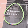 4/6/8mm 20 Colors Polymer Clay Necklace Soft Pottery Choker Necklace Colorful Surfer Beads Collar Handmade Jewelry Gifts - Image 24