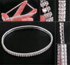 Silver Color Stretchy 1/2/3/4/5 Rows Bracelet Anklet Ankle chain Rhinestones Foot Jewelry Crystal Bracelet - Image 6