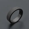 Simple 3mm 5mm Woman Men's Couple Black Titanium Ring Matte Finished Finger Ring Jewelry for Male Wedding Bands Gift - Image 2
