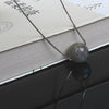 Buyee Siver Bead Stone Pendant Chain Moonlight Stone Necklace for Women Party Jewelry Chain - Image 2