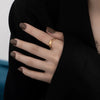 Silver Rings for Women Curve Vintage Wedding Jewelry Large Adjustable Antique Rings - Image 4