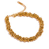 Thick Stainless Steel Chain Cuff Bracelet in Gold-Tone or Mixed-Metal Finish - Image 8