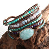 Multi-Strand Beaded Wrap Bracelet in Mixed Colors - Image 13