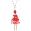 statement necklace pendant cute jewelry lady long necklace women flower charms pendant bohemian maxi accessory - Image 48