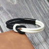 Men Rope Bracelet Concentric Knot Unfading Stainless Steel Braclet Gift For Him Camping Survival Braslet - Image 9