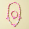 2pcs/Set Natural Wood Beads Jewelry Cute Animal Pattern Necklace Bracelet For Children Party Jewelry Girl Birthday Gift - Image 19