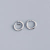Stainless Steel 1 Pair Minimalist Huggie Hoop Earrings For Women Gold Color Tiny Round Circle 6/8/10mm Punk Unisex Rock Earring - Image 17