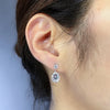 Simple Stylish Big Oval CZ Women Drop Earrings Elegant Female Accessories Brilliant Cubic Zirconia Earring Jewelry - Image 6