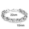 Double Layer Chain Bracelets for Men Stainless Steel Punk Jewelry Antique Christmas Gift Foxtail Male Pulseira Accessory - Image 16