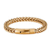 Locomotive Men Punk Rock Bicycle Chain Bracelet Gold Plated Stainless Steel Magnet Button Male Jewelry Gifts - Image 7