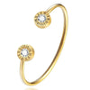 Interlocking Hoop Jewelry Kit Ladies, Rose Gold Tone Steel CZ Stone Necklace Earrings Bracelet Set Casual Daily Wear - Image 18
