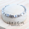 Women Silver Bridal Jewelry Sets Costume Ladies Wedding Jewellery Pendant Necklace Set Stones Earrings Rings Bracelets - Image 3