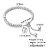 Zodiac Pendent Beads Chain Bracelets for Women Stainless Steel Charm Bracelet Aries Pisces Gemini Aquarius Taurus - Image 17